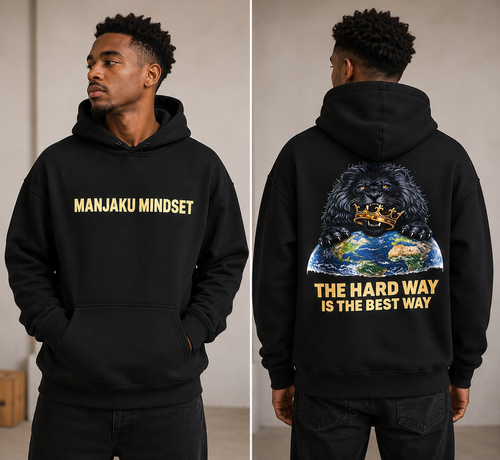 THE HARD WAY HOODIE // MANJAKU MINDSET