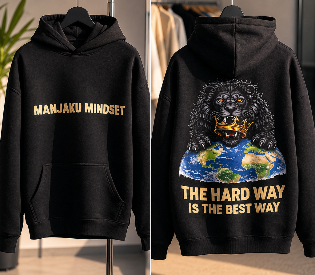 THE HARD WAY HOODIE // MANJAKU MINDSET